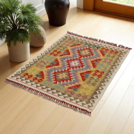 Kelim teppich Chobi 87x122 handgewebter afghanischer Kelim