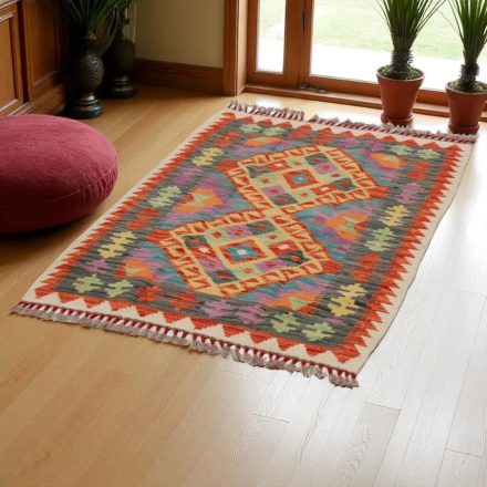 Kelim teppich Chobi 117x87 handgewebter afghanischer Kelim