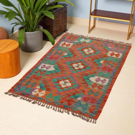Kelim teppich Chobi 135x85 handgewebter afghanischer Kelim