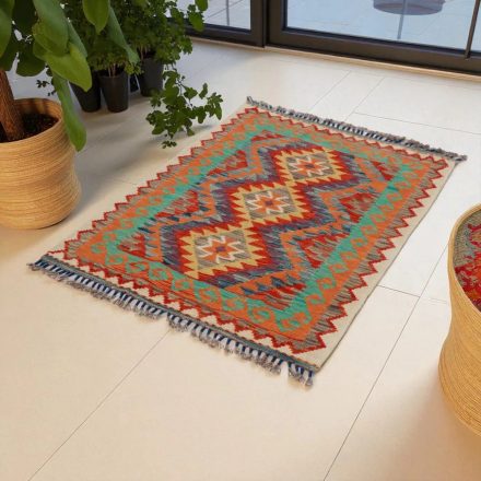 Kelim teppich Chobi 85x119 handgewebter afghanischer Kelim