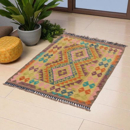 Kelim teppich Chobi 117x87 handgewebter afghanischer Kelim