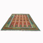 Kelim teppich Chobi 204x294 Handgewebter afghanischer Kelim