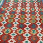 Kelim teppich Chobi 204x294 Handgewebter afghanischer Kelim