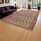 Kelim teppich Chobi 209x303 Handgewebter afghanischer Kelim