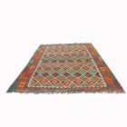 Kelim teppich Chobi 209x303 Handgewebter afghanischer Kelim
