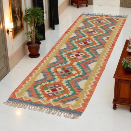 Kelim teppich Chobi 66x215 handgewebter afghanischer Kelim