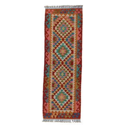 Kelim teppich Chobi 68x199 handgewebter afghanischer Kelim