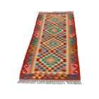 Kelim teppich Chobi 68x199 handgewebter afghanischer Kelim aus Wolle
