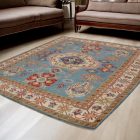 Kazak Orientteppich 244x298 handgeknüpfter Teppich