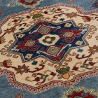Kazak Orientteppich 244x298 handgeknüpfter Teppich