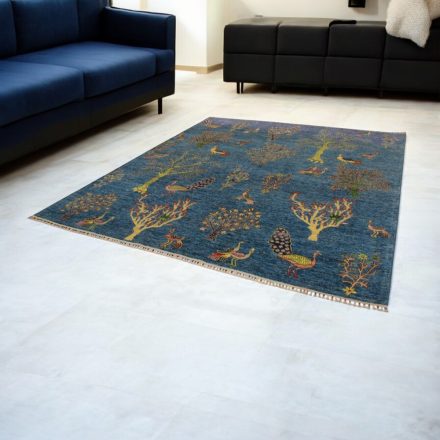 Orientteppich Afshar naqsha 253x293 handgeknüpfter afghanischer Teppich