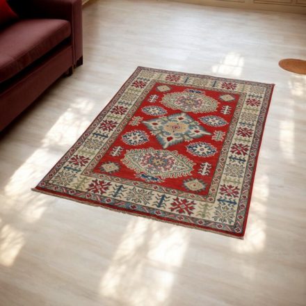 Kazak Orientteppich 98x147 handgeknüpfter Teppich