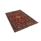 Kazak Teppich 119x174 handgeknüpfter afghanischer Teppich
