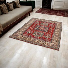 Kazak Teppich 150x200 handgeknüpfter afghanischer Teppich