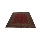 Orientteppich Aqcha Bukhara 152x193 handgeknüpfter afghanischer Teppich