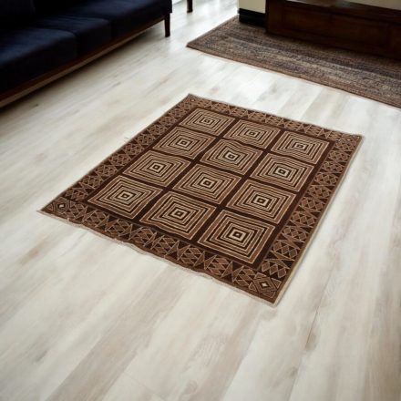 Orientteppich Gebbe 112x141 handgeknüpfter moderner Teppich