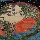 Orientteppich Afshar naqsha 195x293 handgeknüpfter afghanischer Teppich