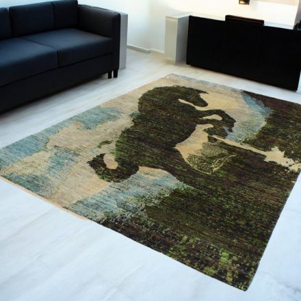 Orientteppich Afshar naqsha 197x293 handgeknüpfter afghanischer Teppich
