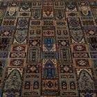 Perserteppich Bakhtiari 202x285 handgeknüpfter afghanischer Teppich