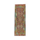 Afghanischer Kelim Teppich Läufer Chobi 97x276 ethnischer handgewebter Kilim