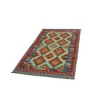 Afghanischer Kelim Teppich Läufer 101x200 handgewebter Kilim