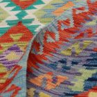 Afghanischer Kelim Teppich Läufer 101x200 handgewebter Kilim