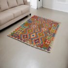 Handgewebter Afghan Kelim 126x178 Maimana Kilim Teppich