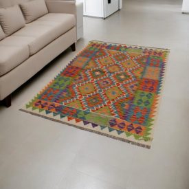 Kelim teppich Chobi 127x182 Afghanischer handgewebter Kilim