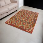 Maimana Kelim Teppich 125x183 afghanischer handgewebter Kilim