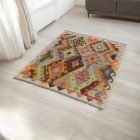 Afghanischer Kelim Teppich Chobi 110x146 ethnischer handgewebter Kilim