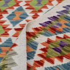 Wolle Kelim Teppich Chobi 154x204 handgewebter afghanischer Kilim