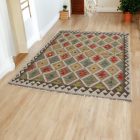 Handgewebter Kelim Chobi 158x200 afghanische Wolle Kilim Teppich