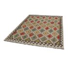 Handgewebter Kelim Chobi 158x200 afghanische Wolle Kilim Teppich