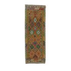 Ethnischer Kilim Läufer Chobi 87x240 handgemachter Kelim teppich