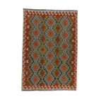 Wolle Kelim Teppich Chobi 126x178 handgewebter afghanischer Kilim
