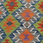 Wolle Kelim Teppich Chobi 126x178 handgewebter afghanischer Kilim
