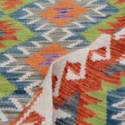 Wolle Kelim Teppich Chobi 126x178 handgewebter afghanischer Kilim