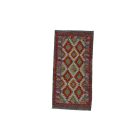 Wolle Kelim Teppich Chobi 100x200 handgewebter afghanischer Kilim