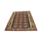Afghanischer Kelim Teppich Chobi 150x204 ethnischer handgewebter Kilim