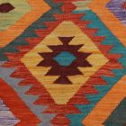 Handgewebter Kelim Chobi 166x247 afghanische Wolle Kilim Teppich