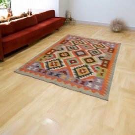   Afghanischer Kelim Teppich Chobi 170x250 ethnischer handgewebter Kilim