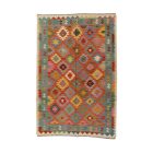 Maimana Kelim Teppich 165x253 afghanischer handgewebter Kilim