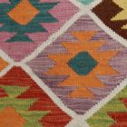 Wolle Kelim Teppich Chobi 182x250 handgewebter afghanischer Kilim