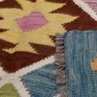 Wolle Kelim Teppich Chobi 182x250 handgewebter afghanischer Kilim