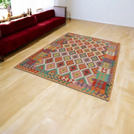 Kelim teppich Chobi 182x251 Afghanischer handgewebter Kilim