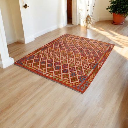 Kelim teppich Chobi 160x218 Afghanischer handgewebter Kilim