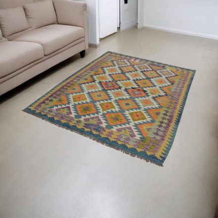Kelim teppich Chobi 156x202 Afghanischer handgewebter Kilim