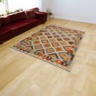 Chobi Kelim Teppich 171x242 Handgewebte Wolle Kilim