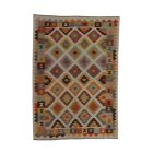 Chobi Kelim Teppich 171x242 Handgewebte Wolle Kilim