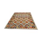 Chobi Kelim Teppich 171x242 Handgewebte Wolle Kilim